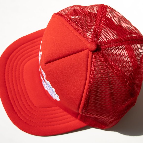 Vintage Paris France Trucker Snapback Cap Hat Eiffel Tower Tourist 80s Mesh - Picture 9 of 13